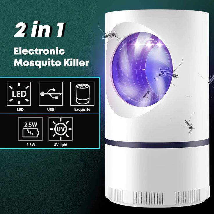 ELECTRIC USB MOSQUITO KILLER LAMP, BUG ZAPPER MUGGEN INSECT KILLER