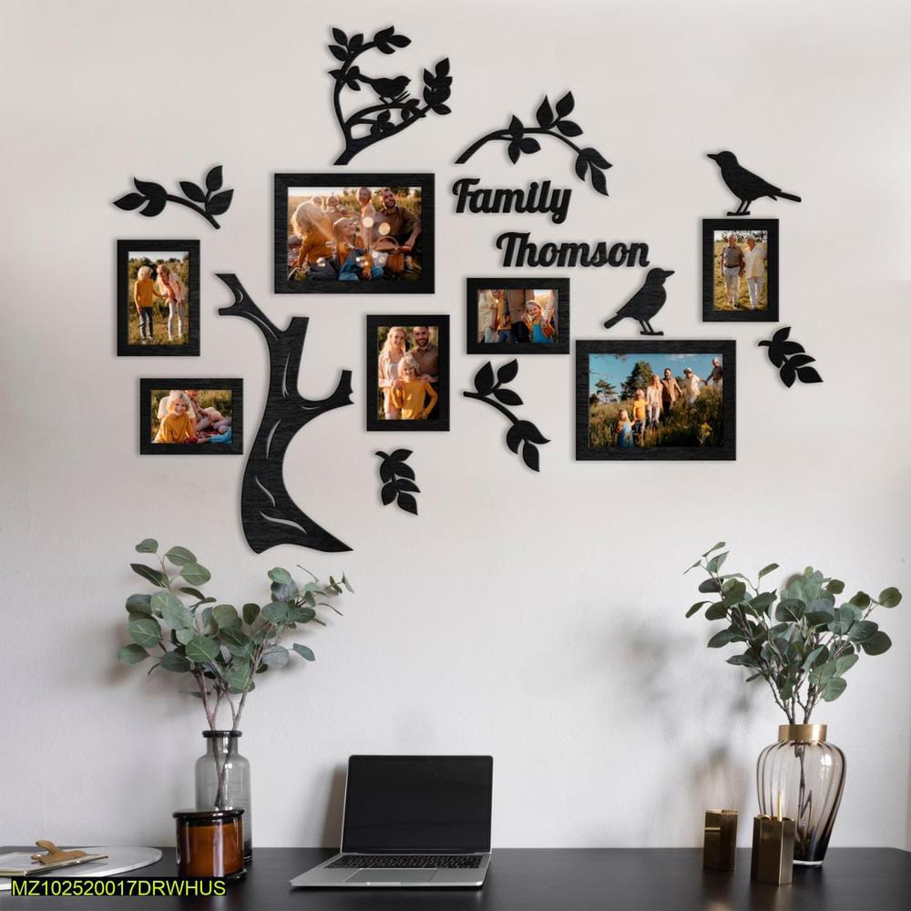 Family Tree With Frames For Home Decor