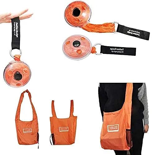 Compact Foldable Rolling Shopping Bag