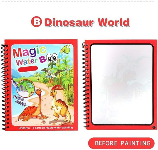 Magic Water Coloring Book For Kids. (random Color )