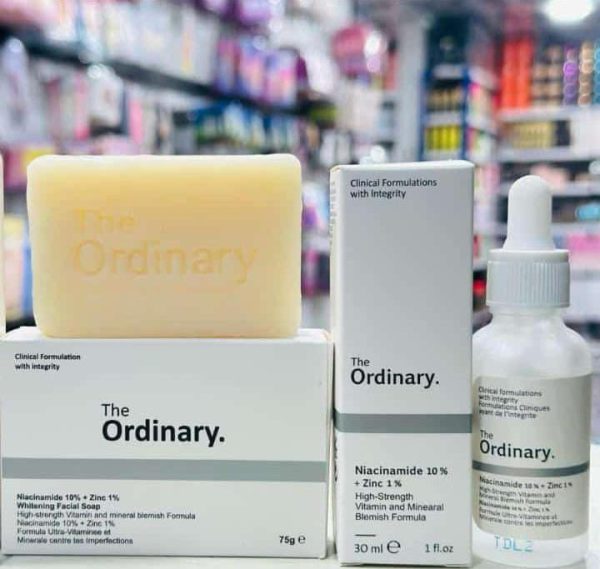 The Ordinary Deal 2 (soap & Batch Code Niacinamide Serum)